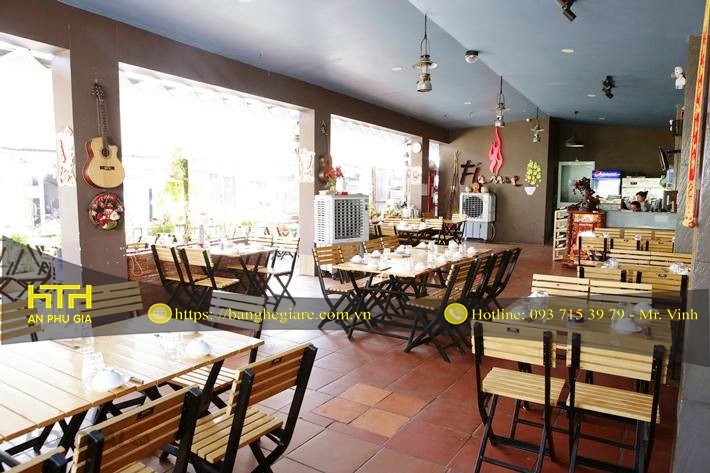 Những điều cần chú ý khi chọn mua mẫu bàn xếp bằng gỗ cho quán ăn